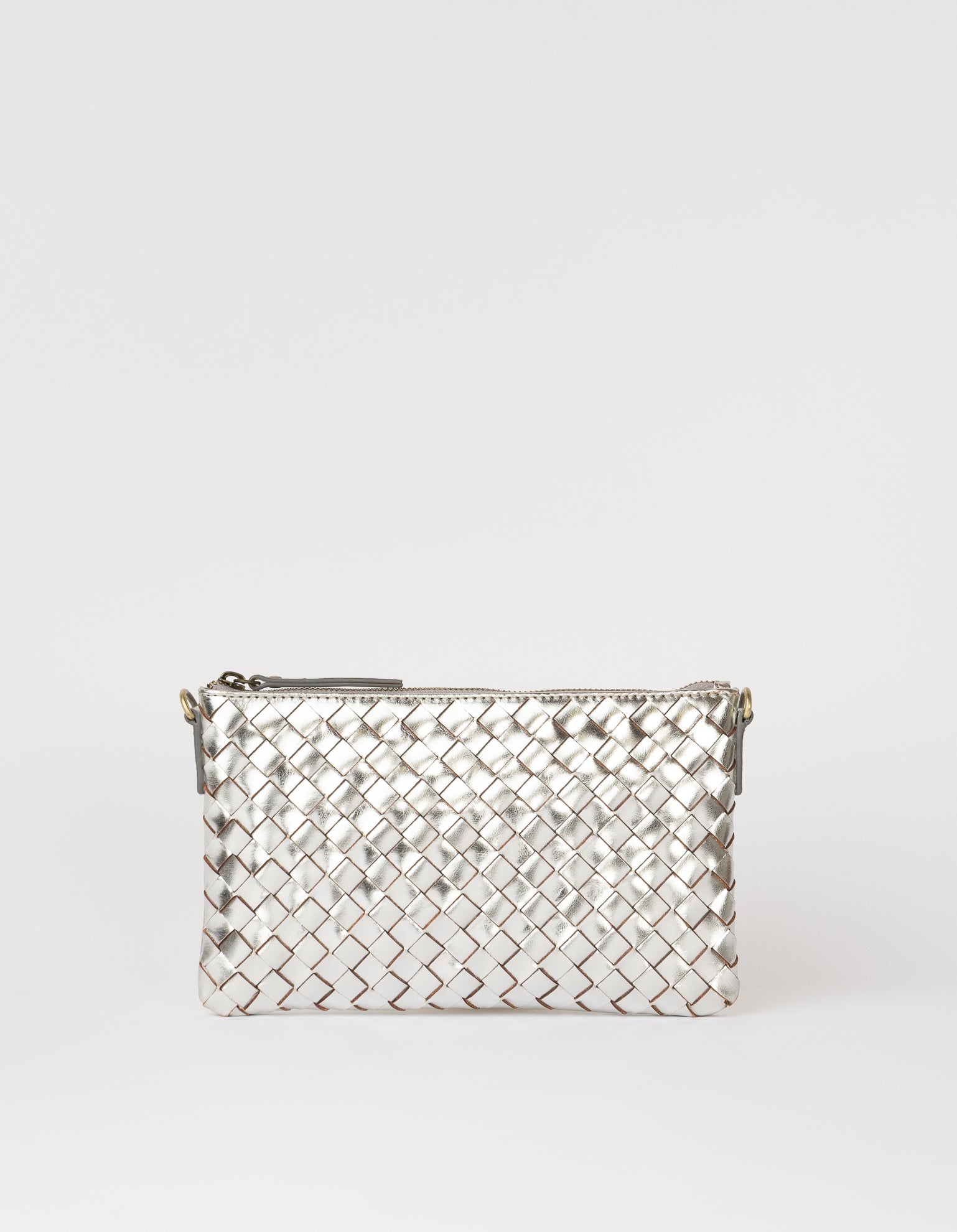 Lexi -  Silver Woven Classic Leather