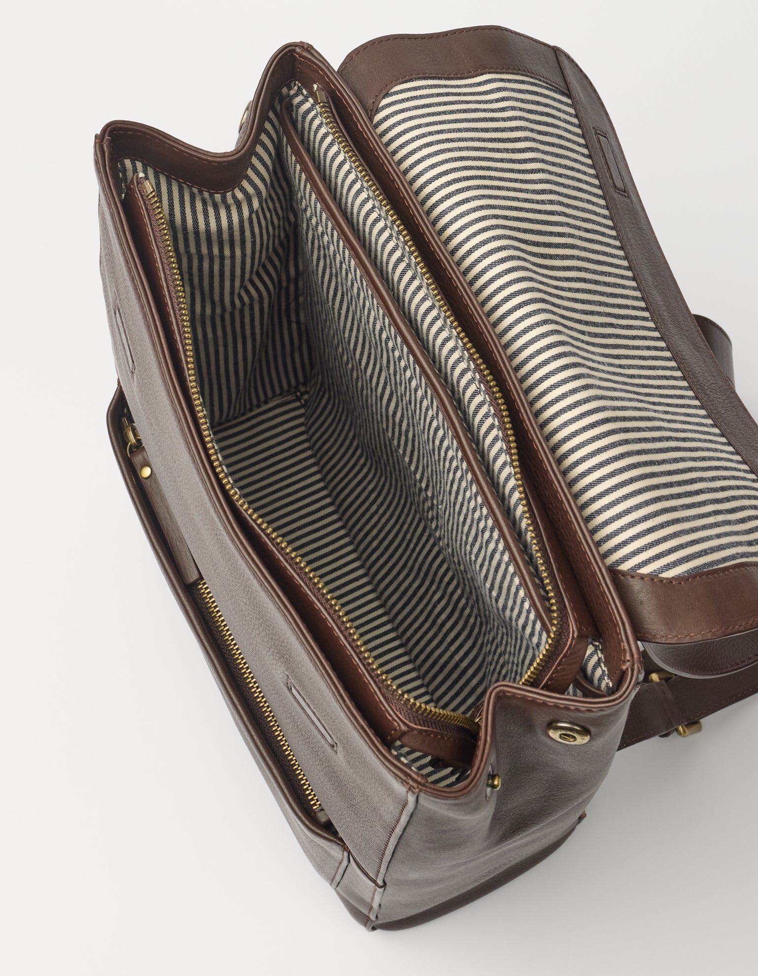 Liam Backpack - Chocolate Soft Grain Leather