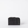 Lola Coin Purse - Black Croco Classic Leather from image