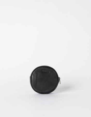 Luna Purse - Black Soft Grain Leather