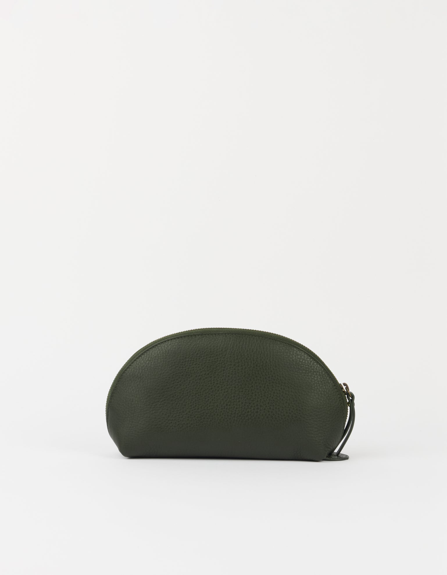Make up Case Medium - Moss Soft Grain Leather