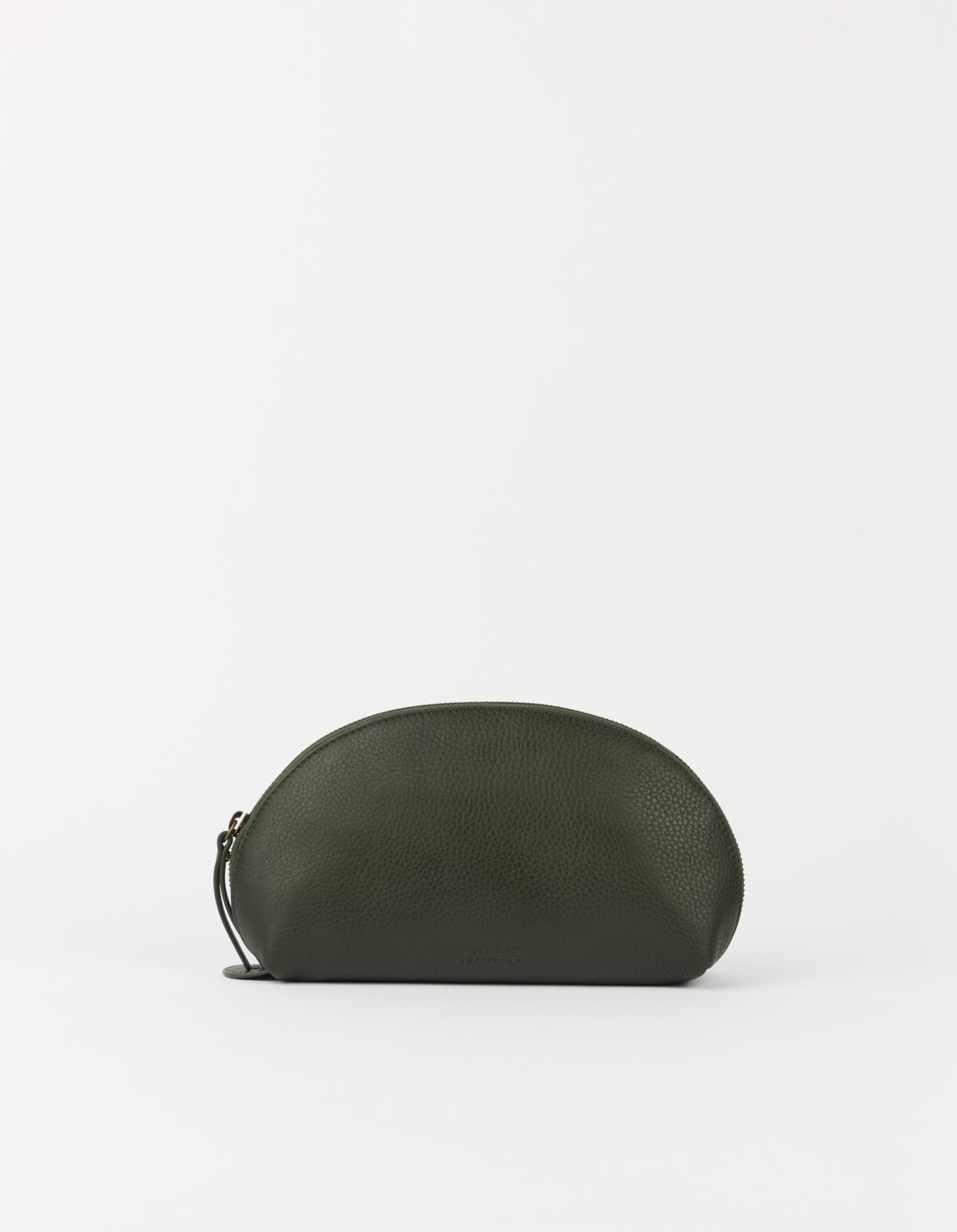 Make up Case Medium - Moss Soft Grain Leather