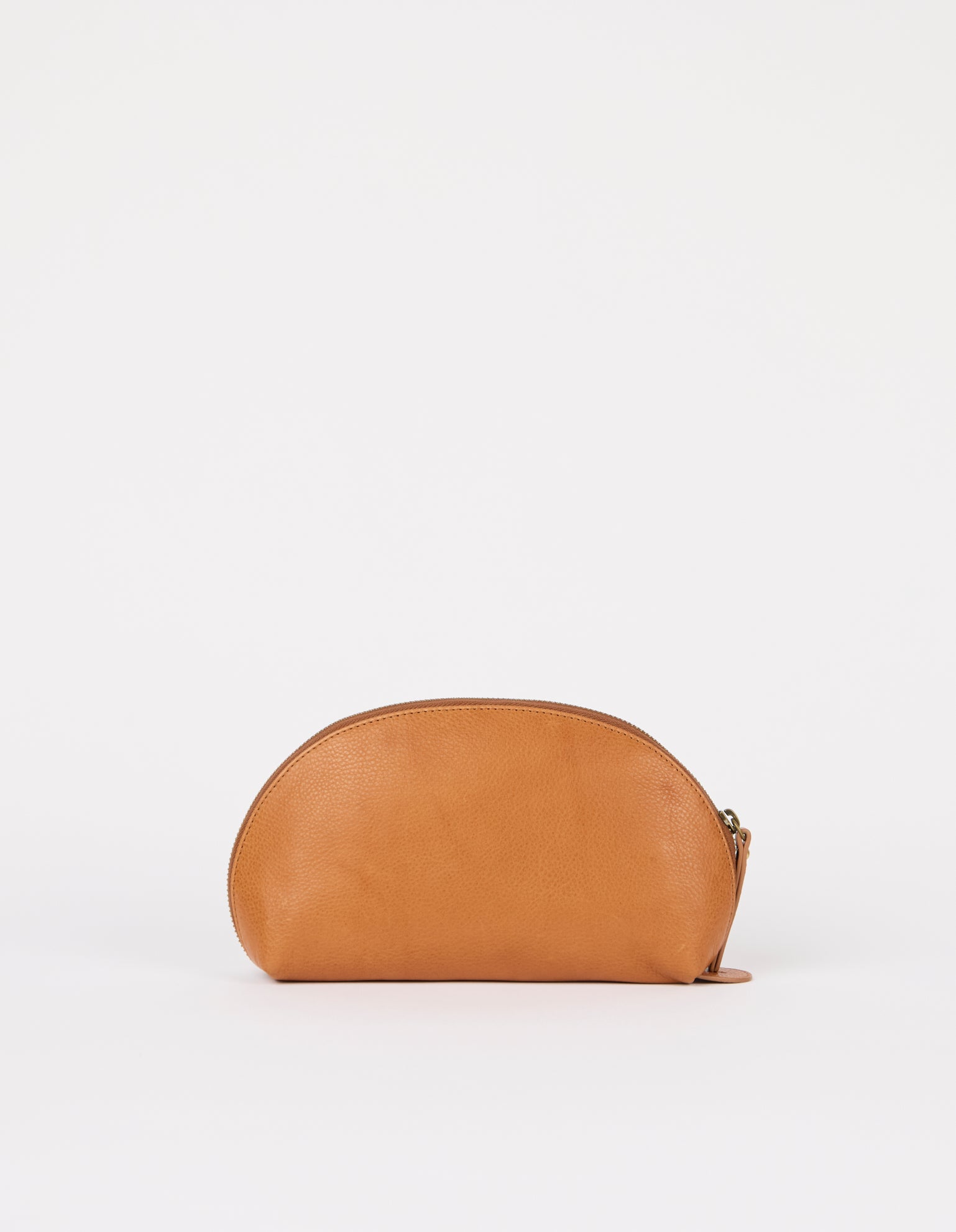 Make-up-Tasche Medium – Wild Oak Soft Grain Leder