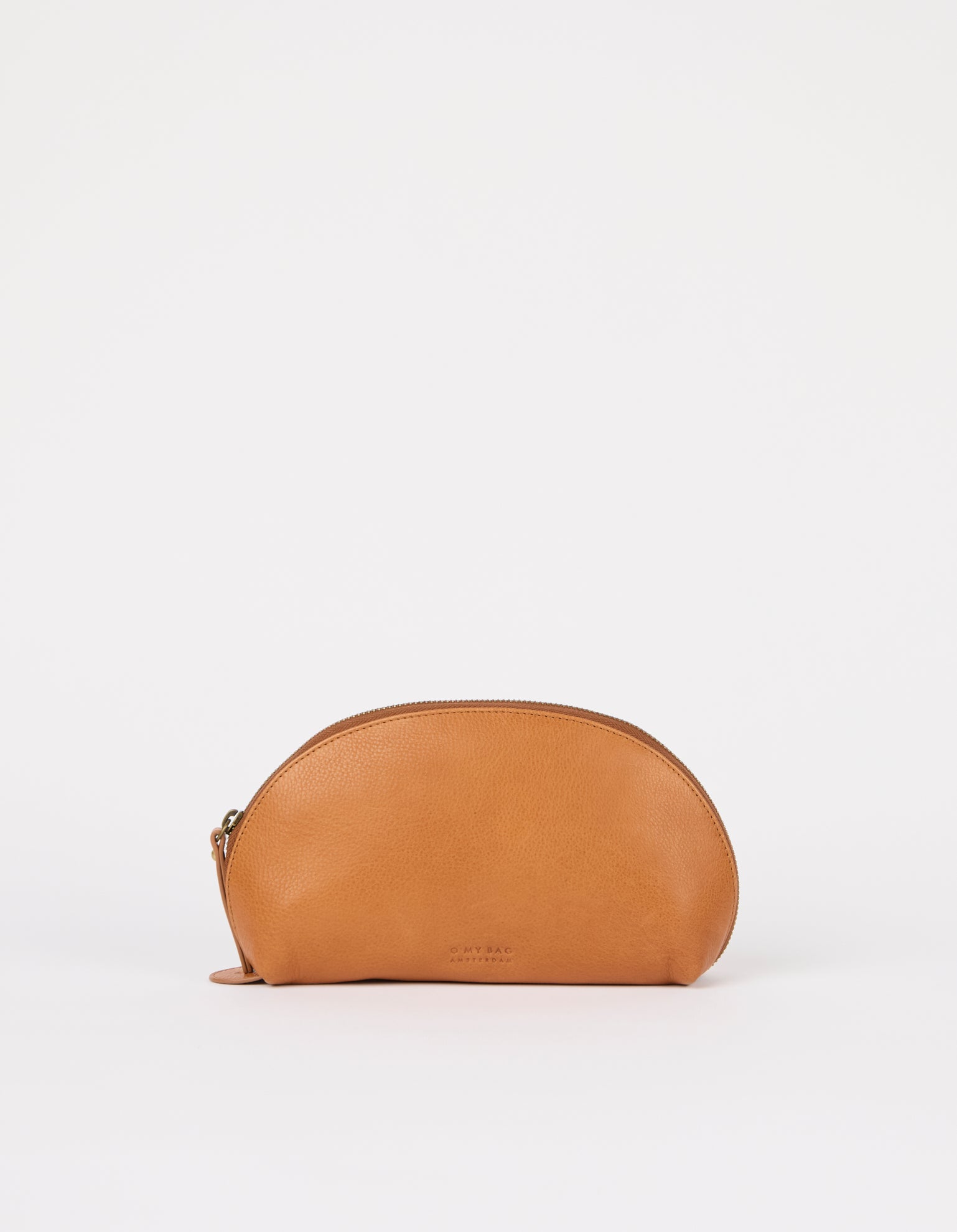 Make-up-Tasche Medium – Wild Oak Soft Grain Leder