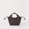 Mara Mini - Chocolate Woven Classic Leather