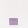 Front of Mark's Cardcase in Lavender Classic Leather