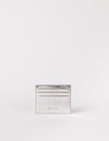 Front of Mark's cardcase in silver