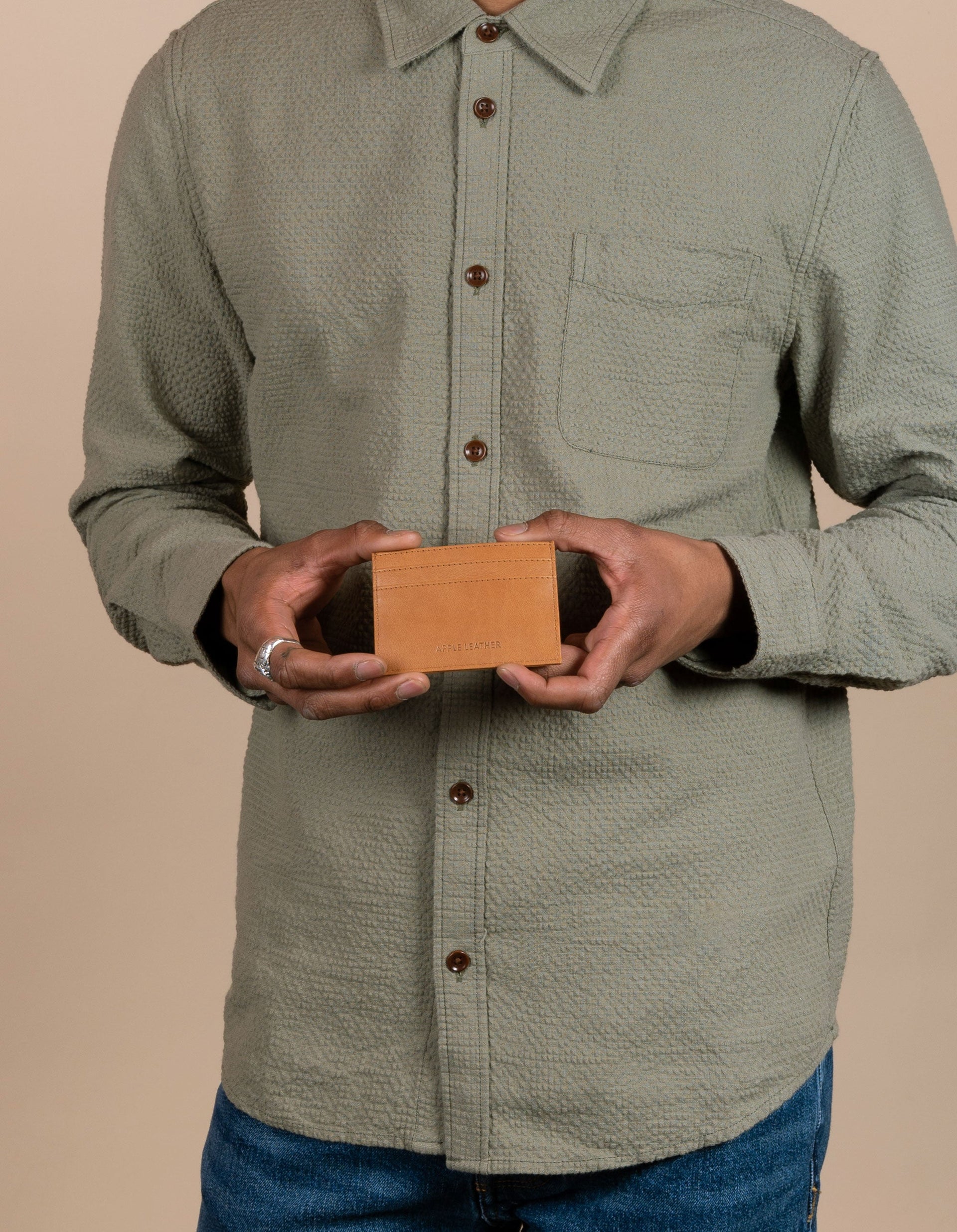 Perfectly Imperfect - Mark's Cardcase - Cognac Vegan Uppeal™