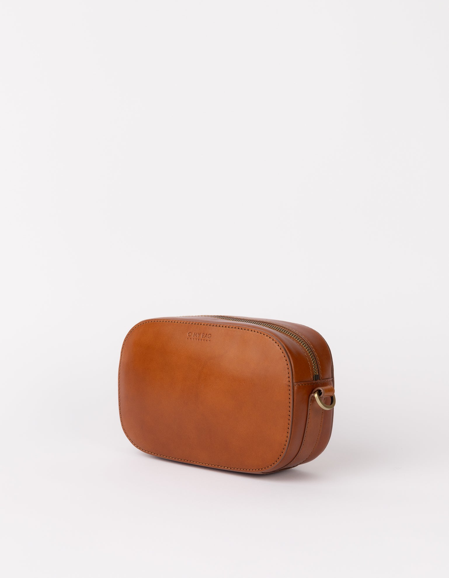 Side product image of Maya cognac classic leather crossbody bag