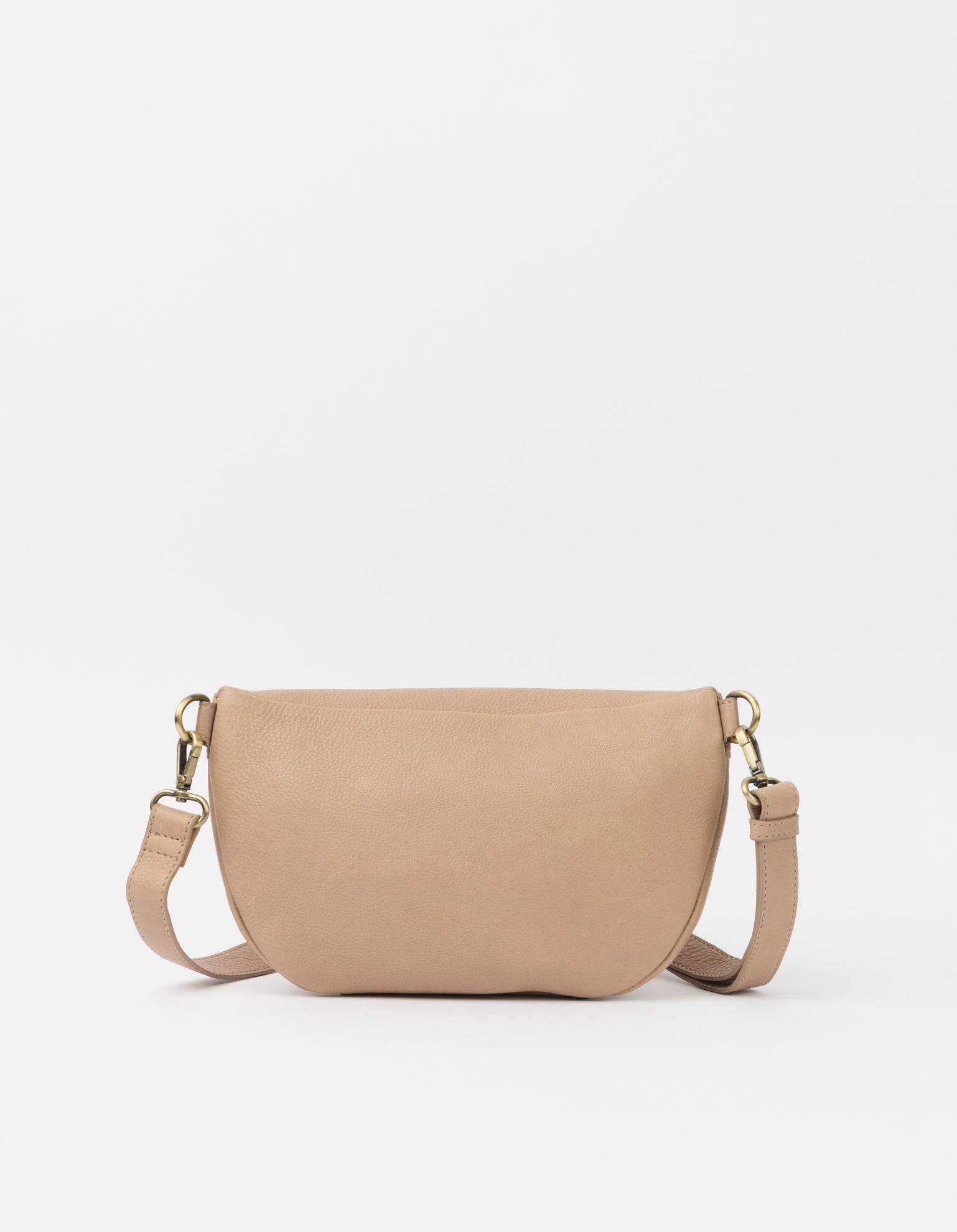 Milo - Sandfarbenes Soft Grain Leder