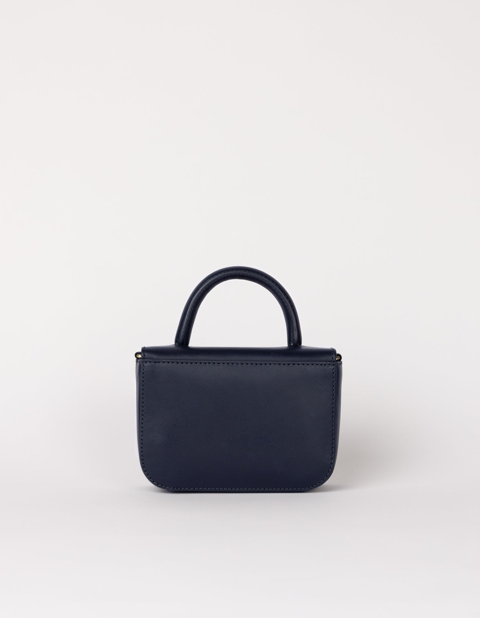 Back product image of Audrey Mini midnight blue classic leather crossbody bag