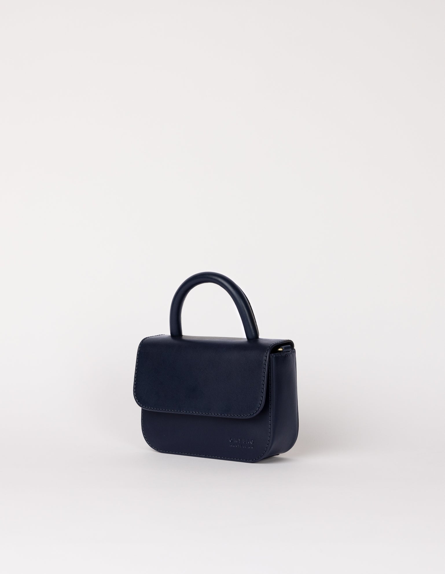 Front product image of Audrey Mini midnight blue classic leather crossbody bag