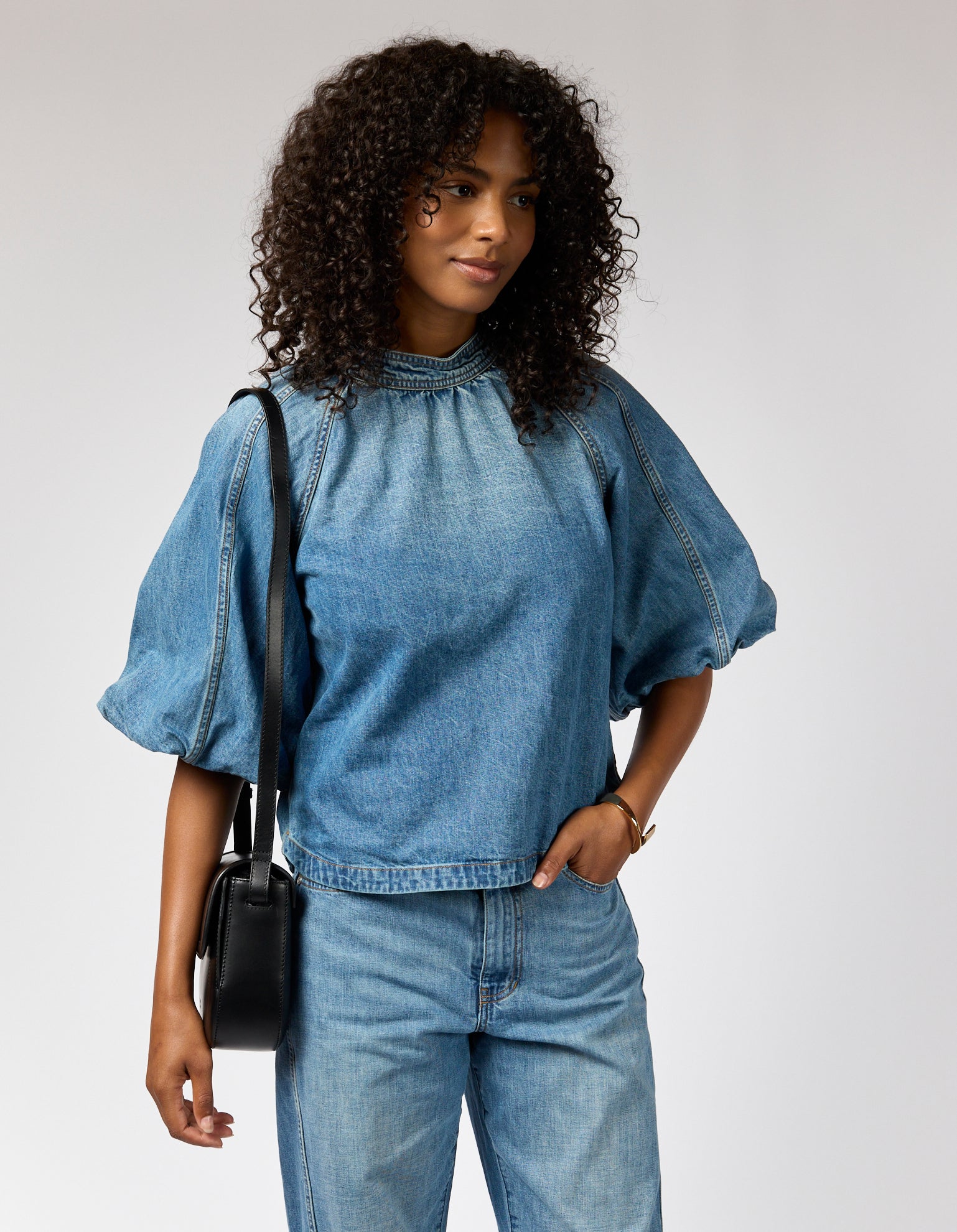 Nina - Black Classic Leather