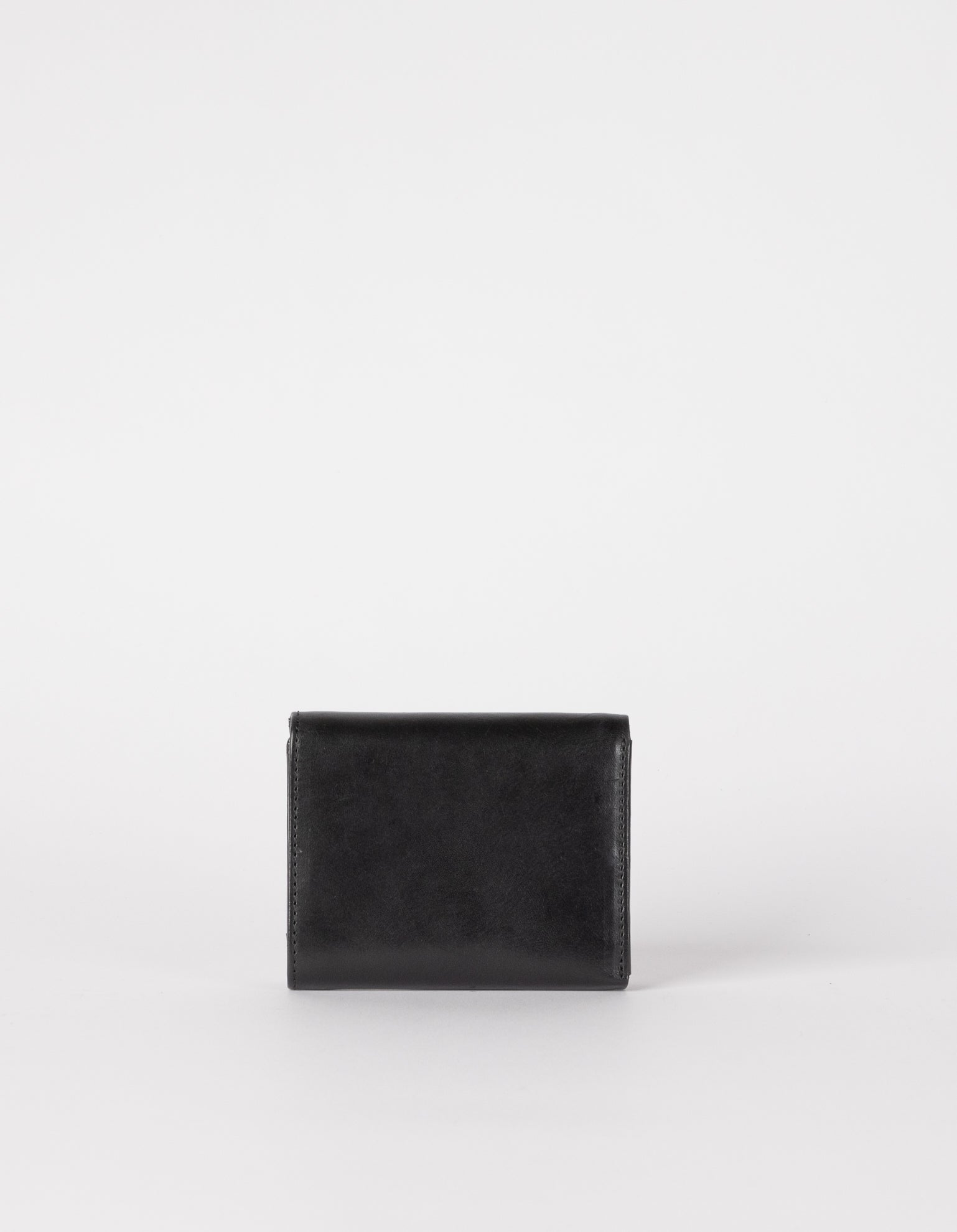Black Ollie Leather Wallet - Back Product image