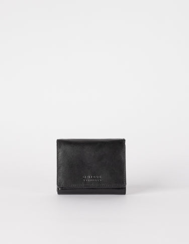 Ollie Wallet - Black Classic Leather