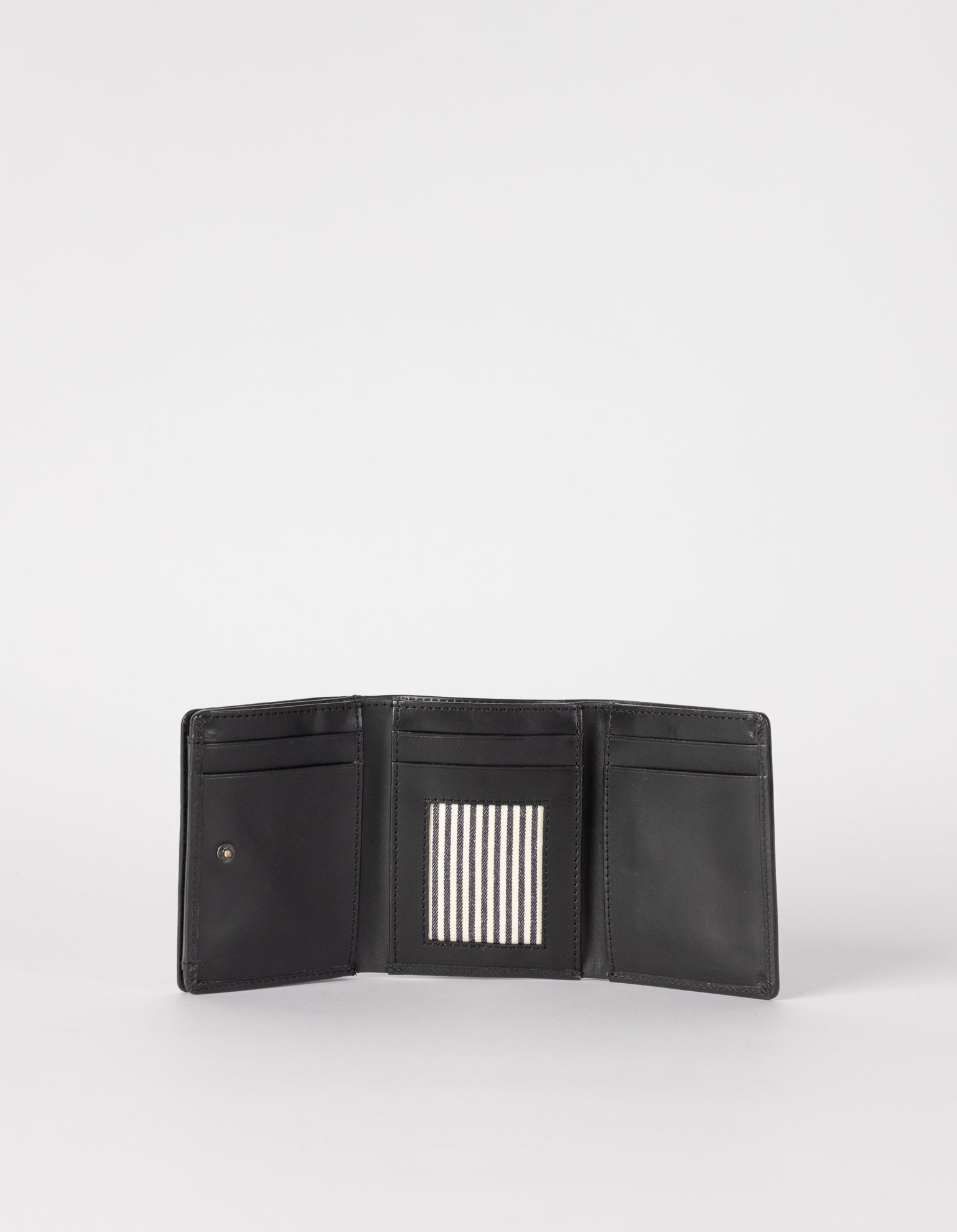 Ollie Wallet - Black Classic Leather