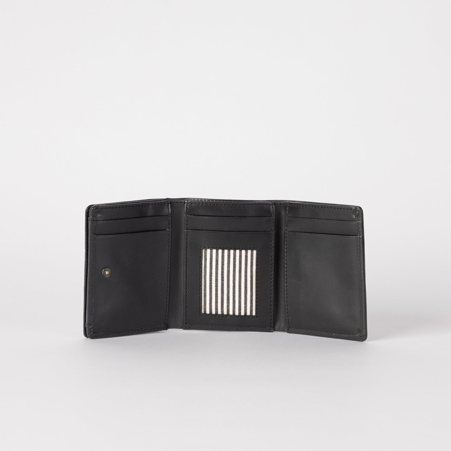 Ollie Wallet - Black Classic Leather