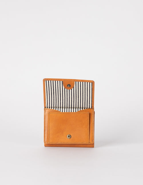 Cognac Ollie Leather Wallet - Inside Product Image