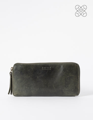 Perfectly Imperfect Sonny Wallet - Green Hunter Leather