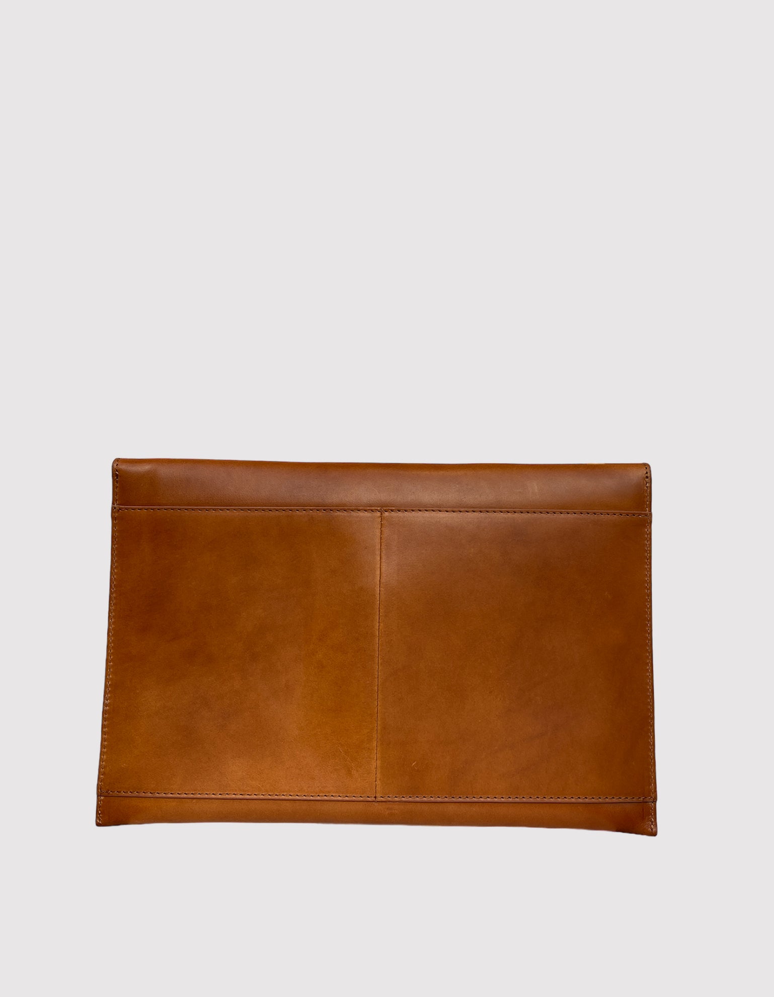 Perfectly Imperfect Envelope Laptop Sleeve 13" - Cognac Classic Leather