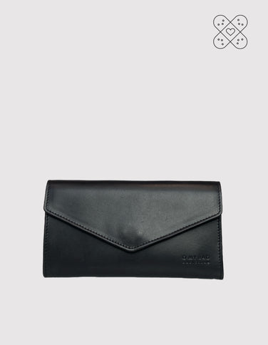Perfectly Imperfect Envelope Pixie - Black Classic Leather