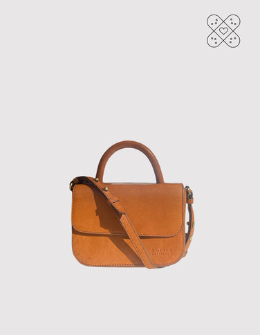 Perfectly Imperfect Nano Bag - Cognac Classic Leather
