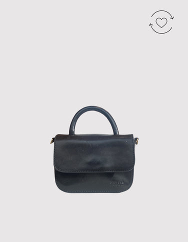 Pre-Loved Nano Bag - Black Classic Leather
