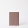 Front of Passport Holder in Pale Mauve Classic Leather