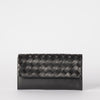 woven leather wallet - front product image