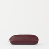 Pencil Case Small - Dark Cherry Soft Grain Leather
