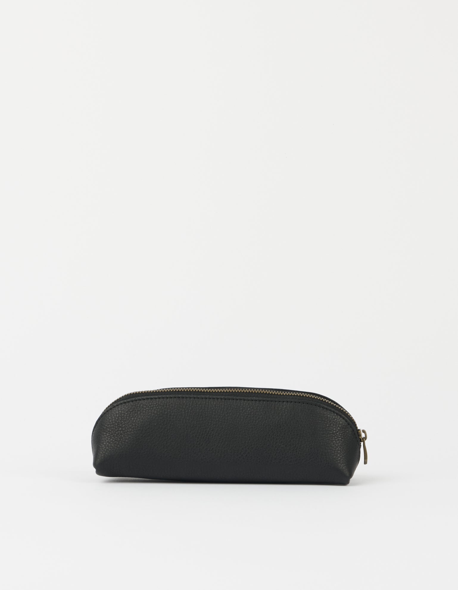 Pencil Case Small - Black Soft Grain Leather