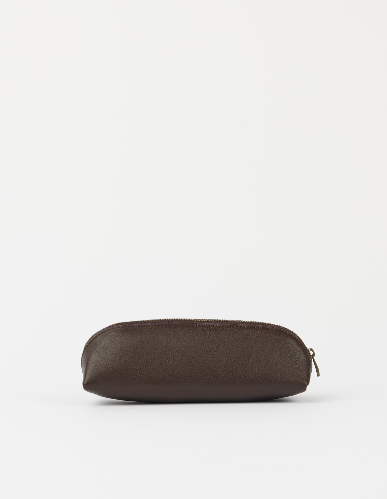 Pencil Case Small - Chocolate Soft Grain Leather