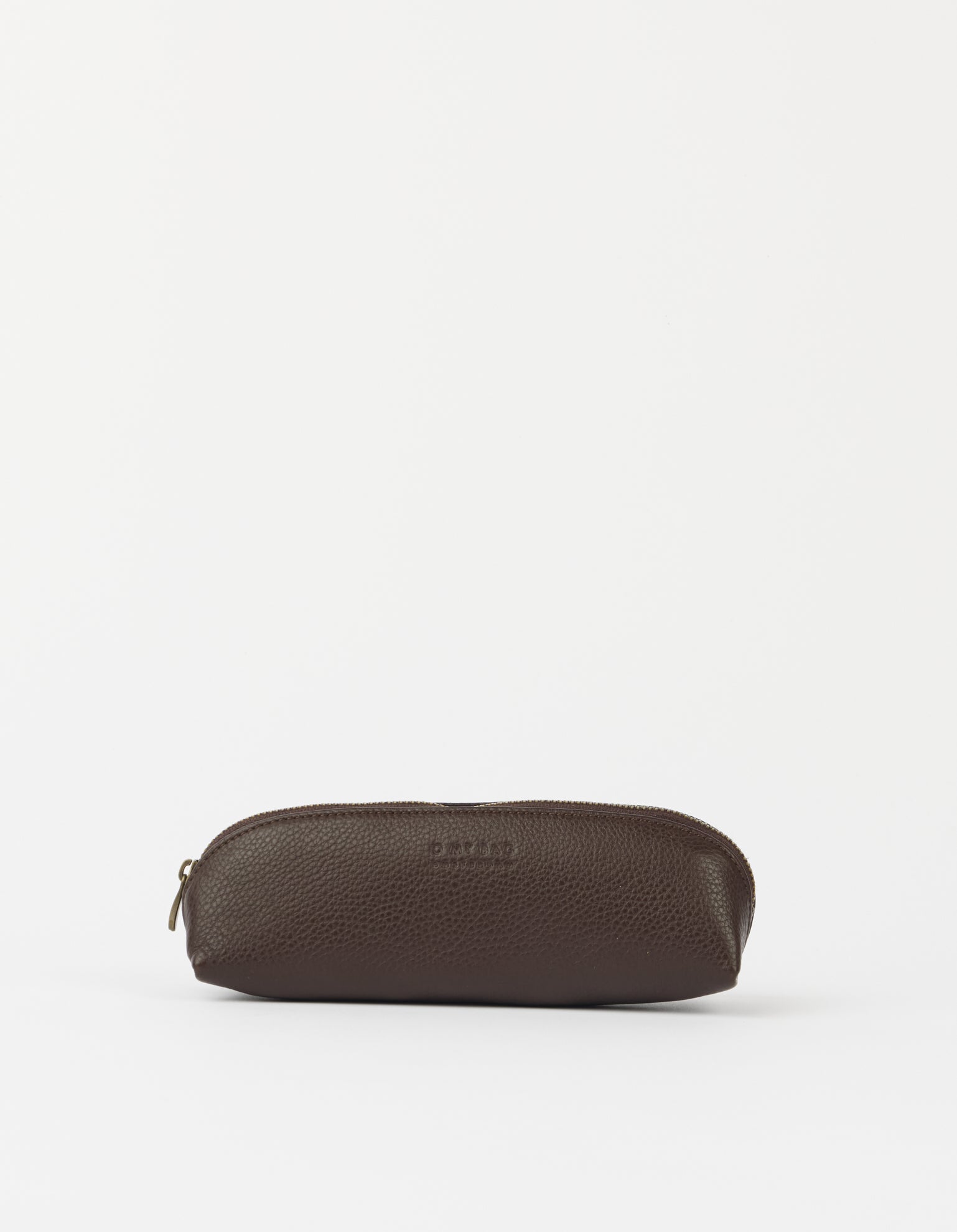 Pencil Case Small - Chocolate Soft Grain Leather