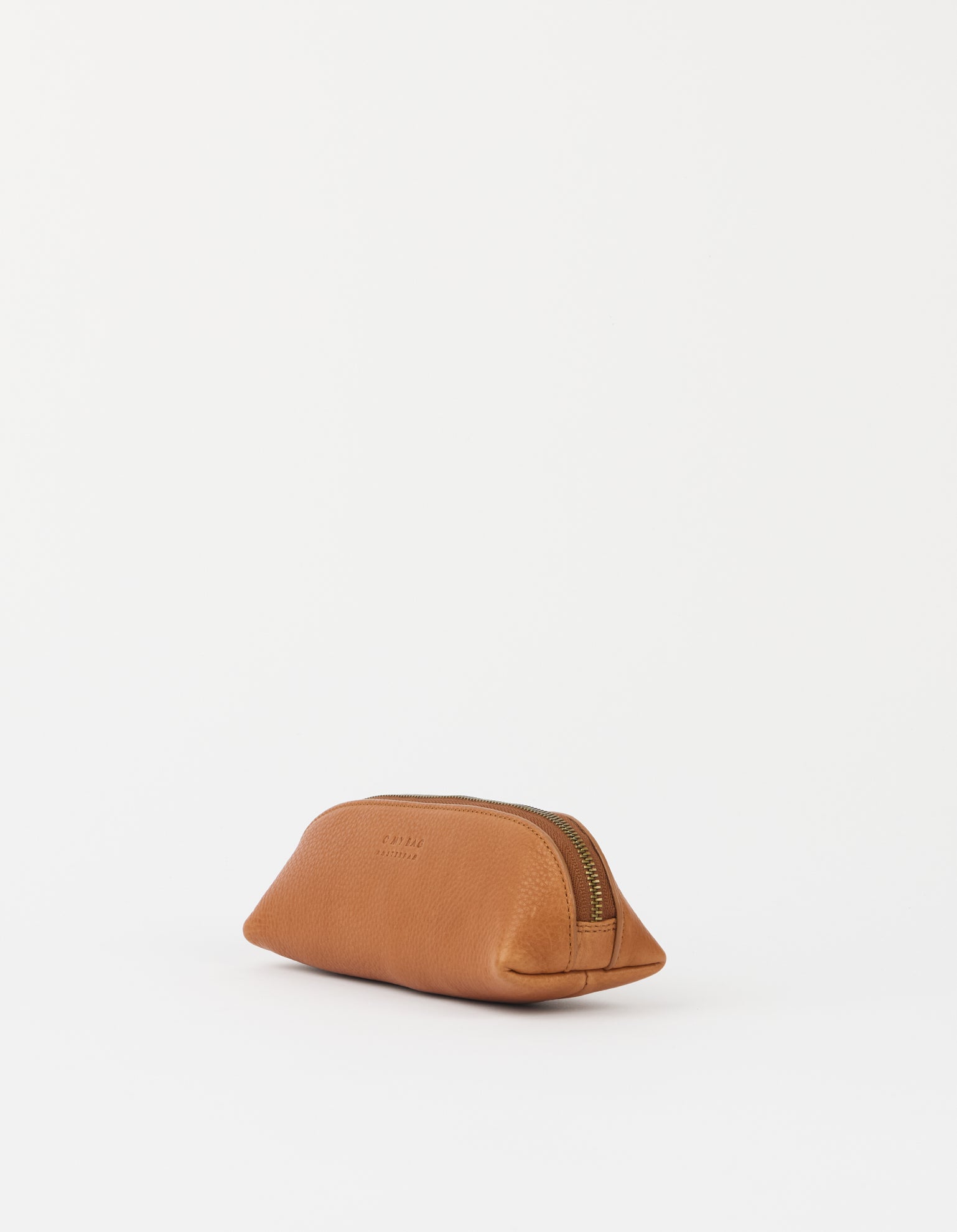 Pencil Case Small - Wild Oak Soft Grain Leather