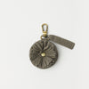 Bag Charm Pom Pom - Clay Soft Grain Leather