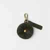 Bag Charm Pom Pom - Moss Soft Grain Leather
