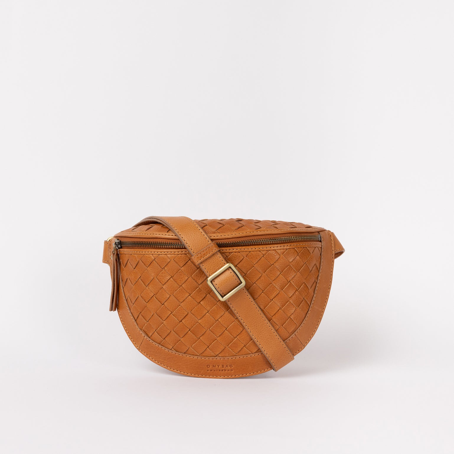 Ray Bumbag - Wild Oak Woven Soft Grain Leather