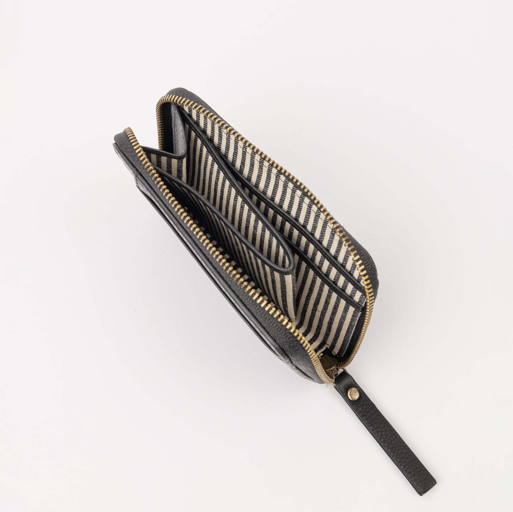 Robbie Wallet - Black Soft Grain Leather