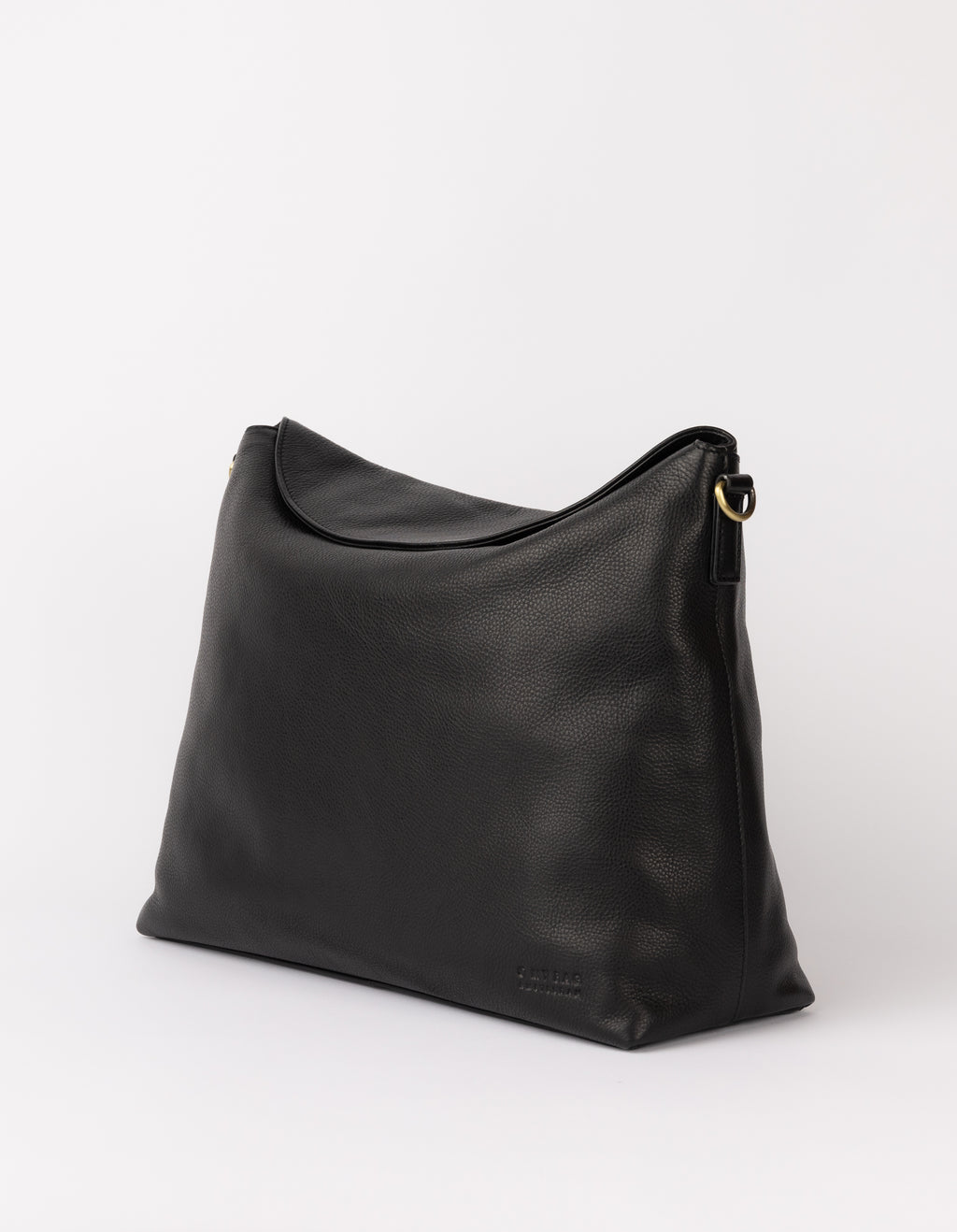 Georgia Black Soft Grain Leather