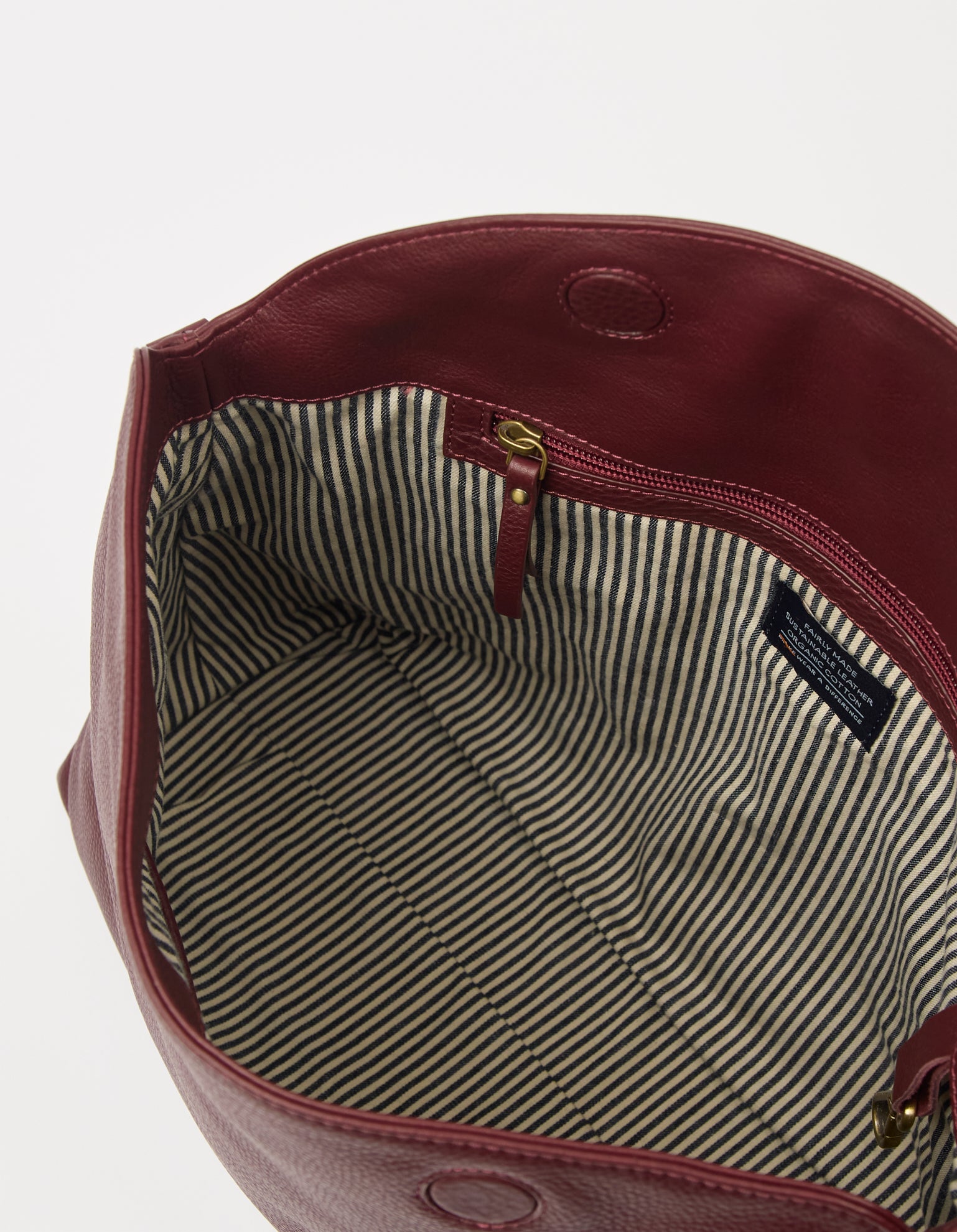 Sienna - Dark Cherry Soft Grain Leather