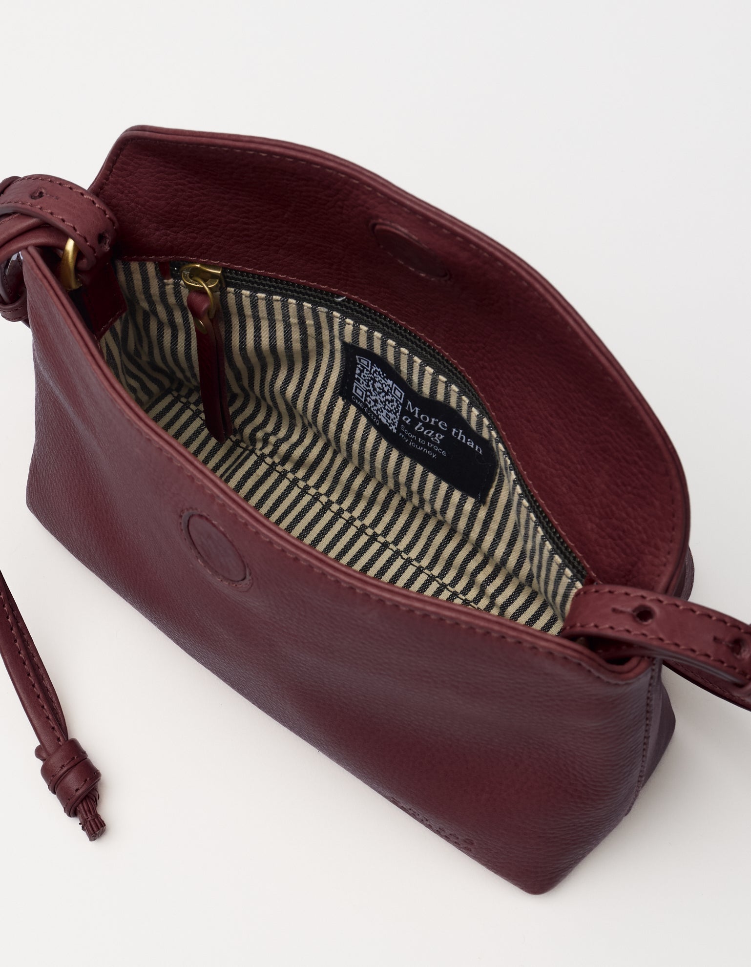 Sienna Mini - Dark Cherry Soft Grain Leather
