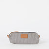 Signature Pencil Case - Cotton Camel Hunter Leather - front product image