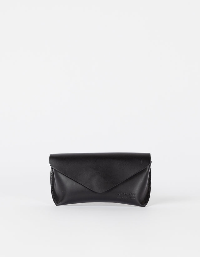 Spectacle Case - Black Classic Leather