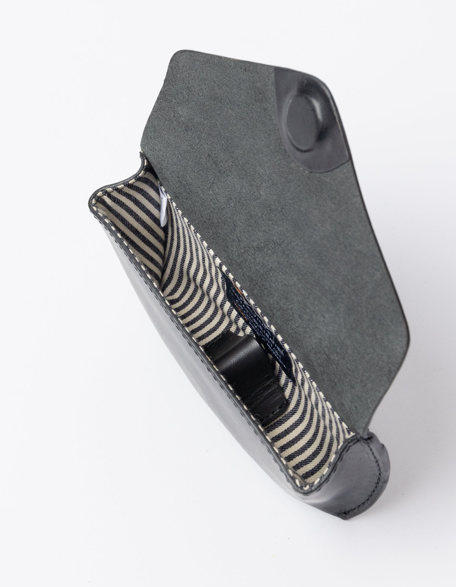 Spectacle Case - Black Classic Leather