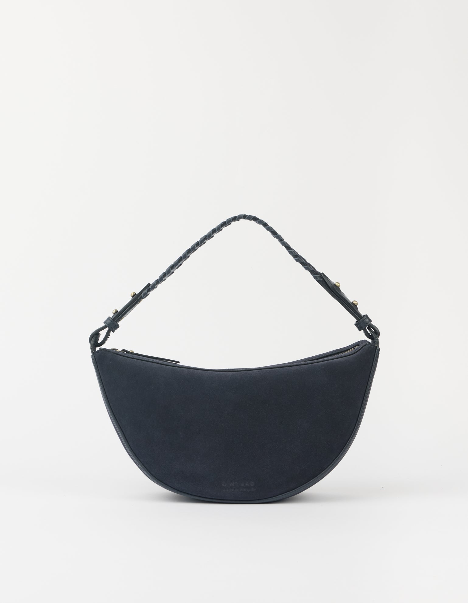 Suede Shoulder Strap - Universe Blue Suède with Soft Grain Leather