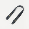 Suede Shoulder Strap - Universe Blue Suède with Soft Grain Leather