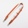 Striped webbing strap with copper and white details - product image