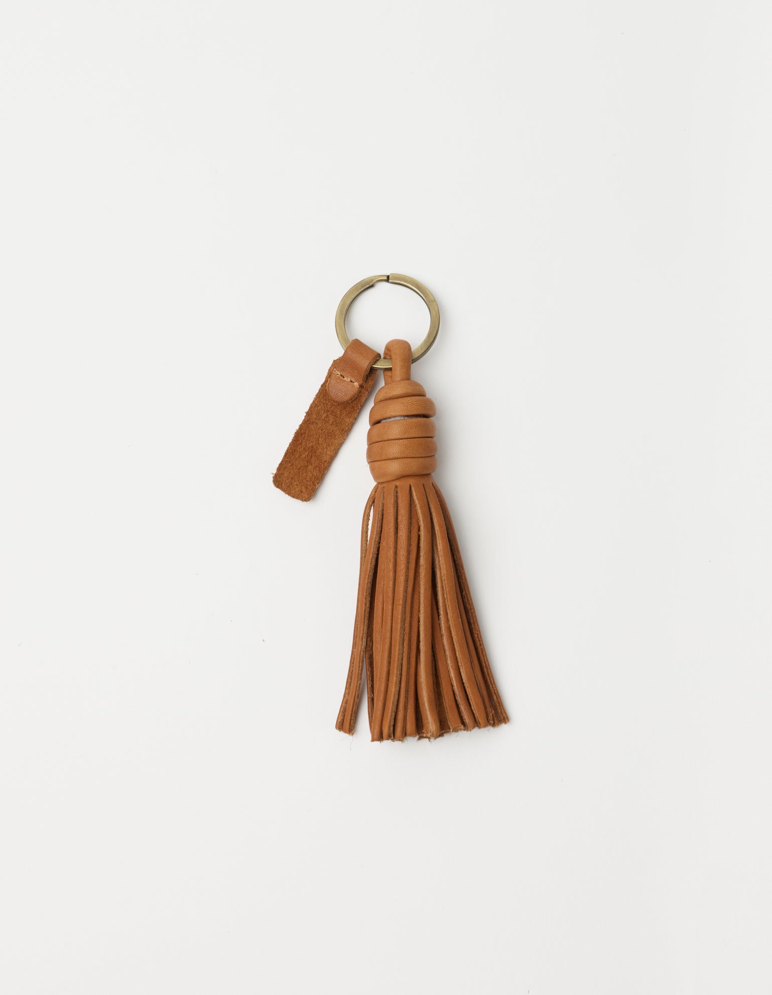 Bag Charm Tassle - Wild Oak Soft Grain Leather