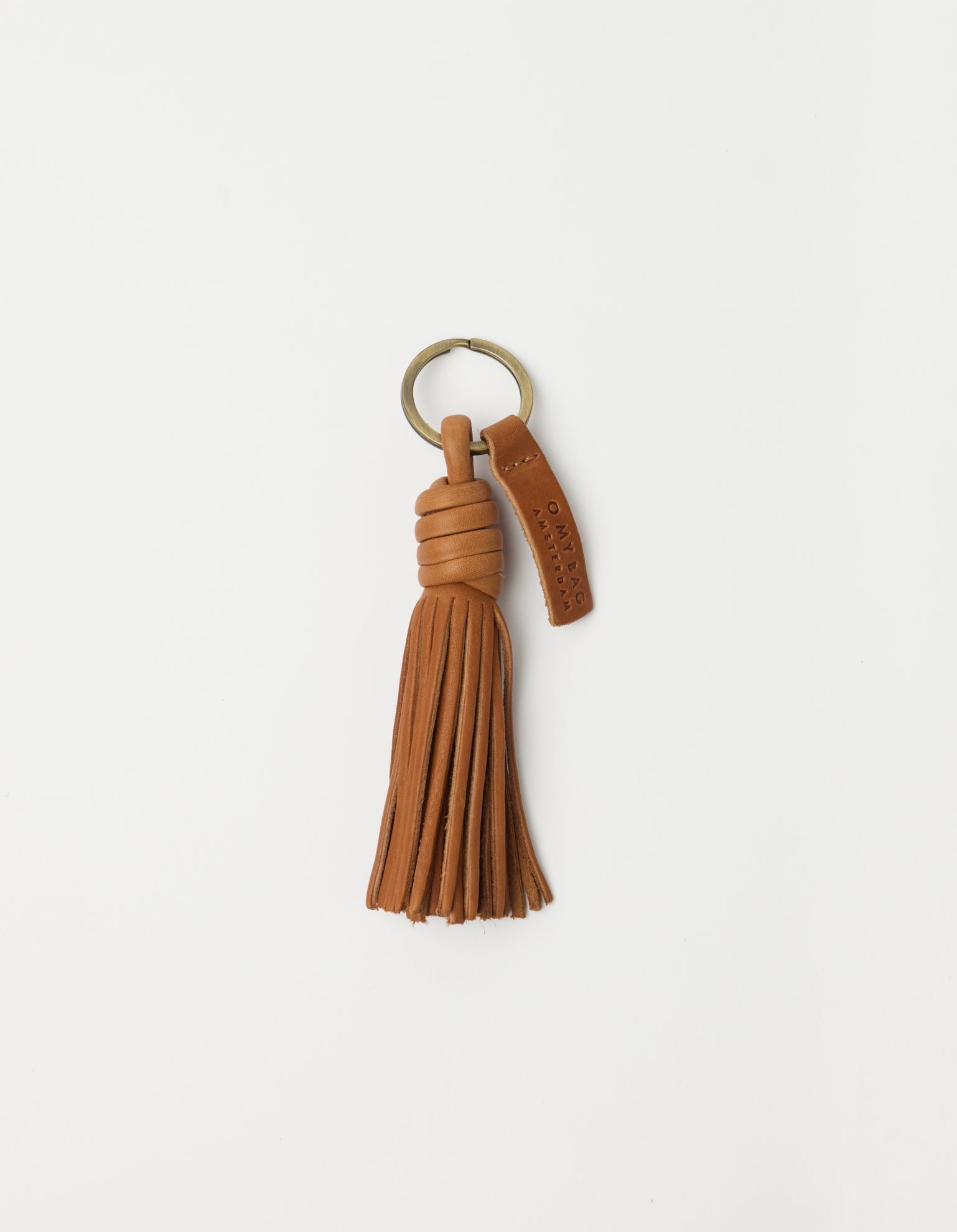 Bag Charm Tassle - Wild Oak Soft Grain Leather