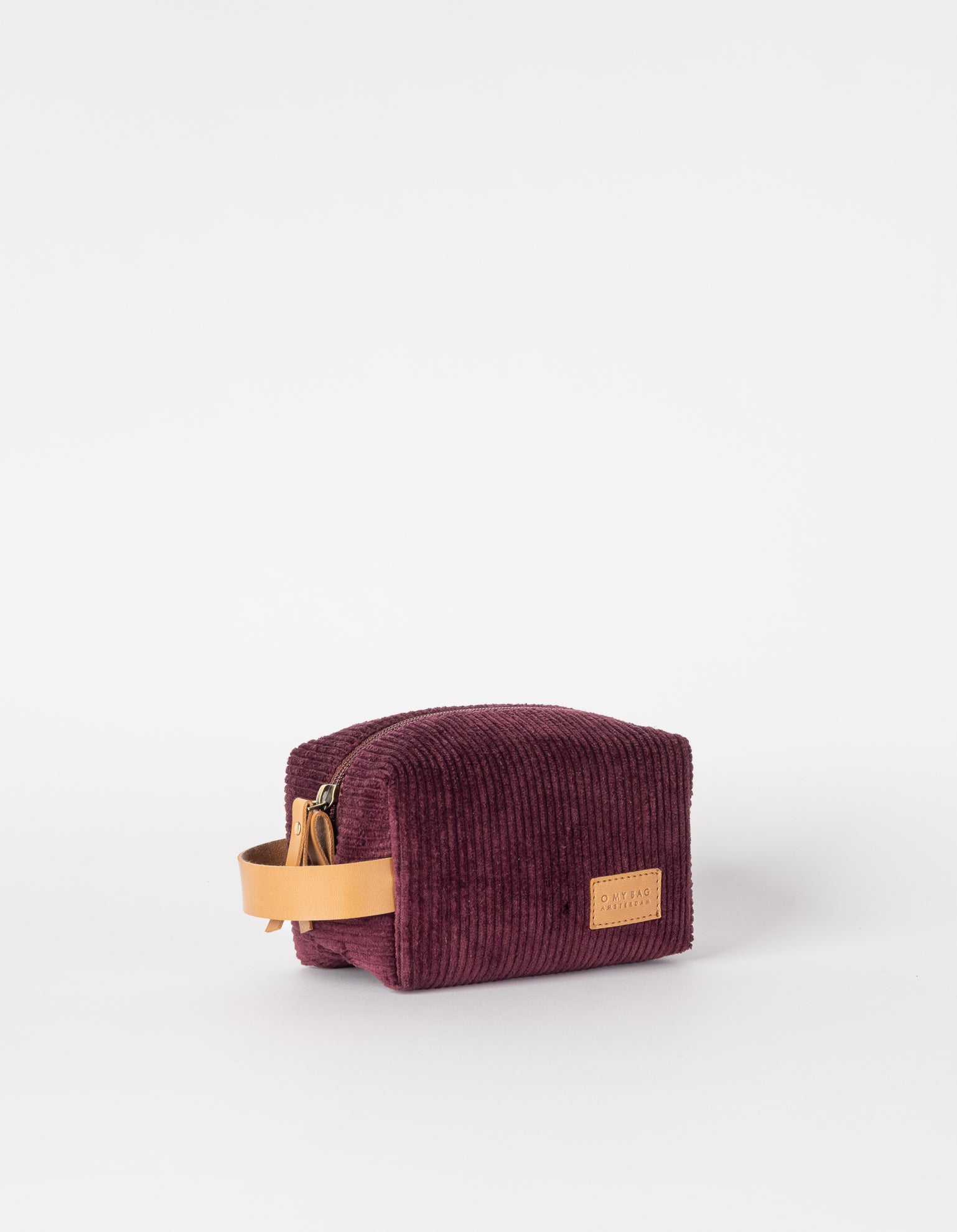 burgundy travel makeup bag Ted Travel Case Small